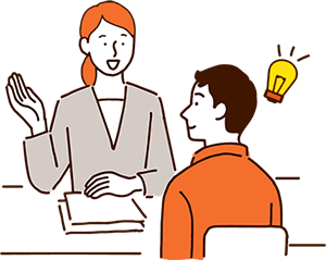 女性のイラスト